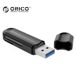 ORICO (CRS21) USB3.0 TF/SD Card Reader (สีขาว/ดำ)