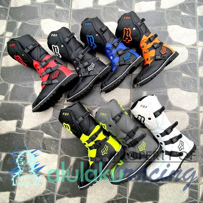LOKAL X Local Motocross Trail Boots Riding SV คุณภาพระดับพรีเมียมพร้อมตัวป้องกันความปลอดภัย - M3