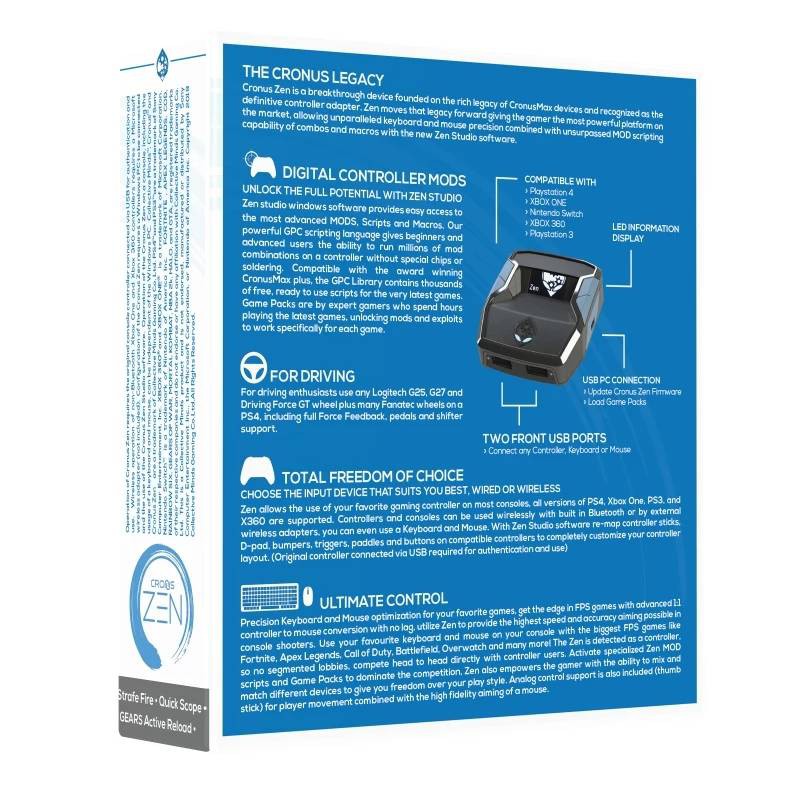 พร้อมส่งOriginal สำหรับ PS4 PS5 Cronus Zen Cronusmax Plus คีย์บอร์ดและ