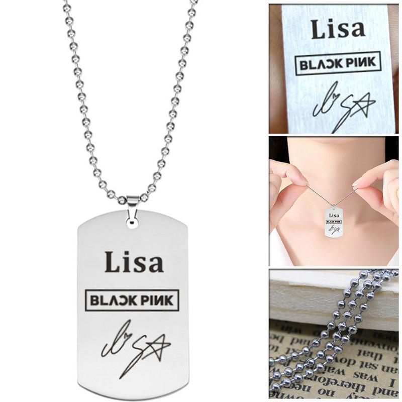 myfriend KPOP BTS BLACKPINK GOT7 EXO SEVENTEEN TWICE Necklace Pendant Jewelry Gift New