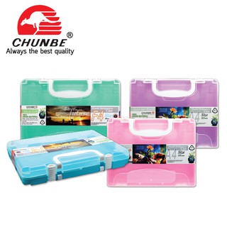 CHUNBE กระเป๋า PENCIL BOX A4 สีพาสเทล (Document Bag A4)