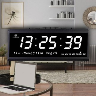 นาฬิกาดิจิตอล นาฬิกาติดผนัง LED Number Clock ขนาด 48x18.5x5cm. รุ่น HB-4819