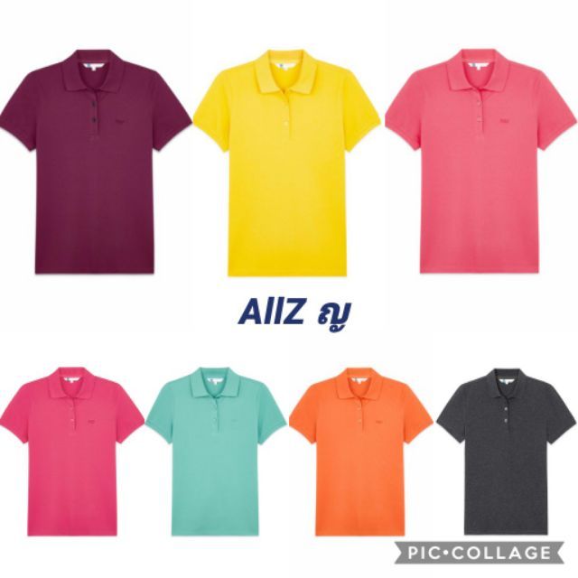 เสื้อยืดโปโลหญิง AIlZ จากช้อปแท้ 100% มีถึง 2XL