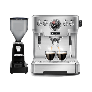 ส่งฟรี! Professional Setสำหรับเปิดร้าน เครื่องชงกาแฟETZEL SN6570 + เครื่องบดเมล็ดกาแฟSN019