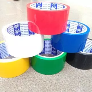 ถูกมาก!!เทป OPP สี. 2" x45หลา.และ💕💕2" x100หลา มีให้เลือกความยาว ทั้ง 45หลา และ 100หลา