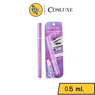 คอสลุคส์ มาราธอน ลิควิด อายไลน์เนอร์ Cosluxe Marathon Liquid Eyeliner 0.5 ml. สีคมชัด แห้งเร็ว ติดทนยาวนาน