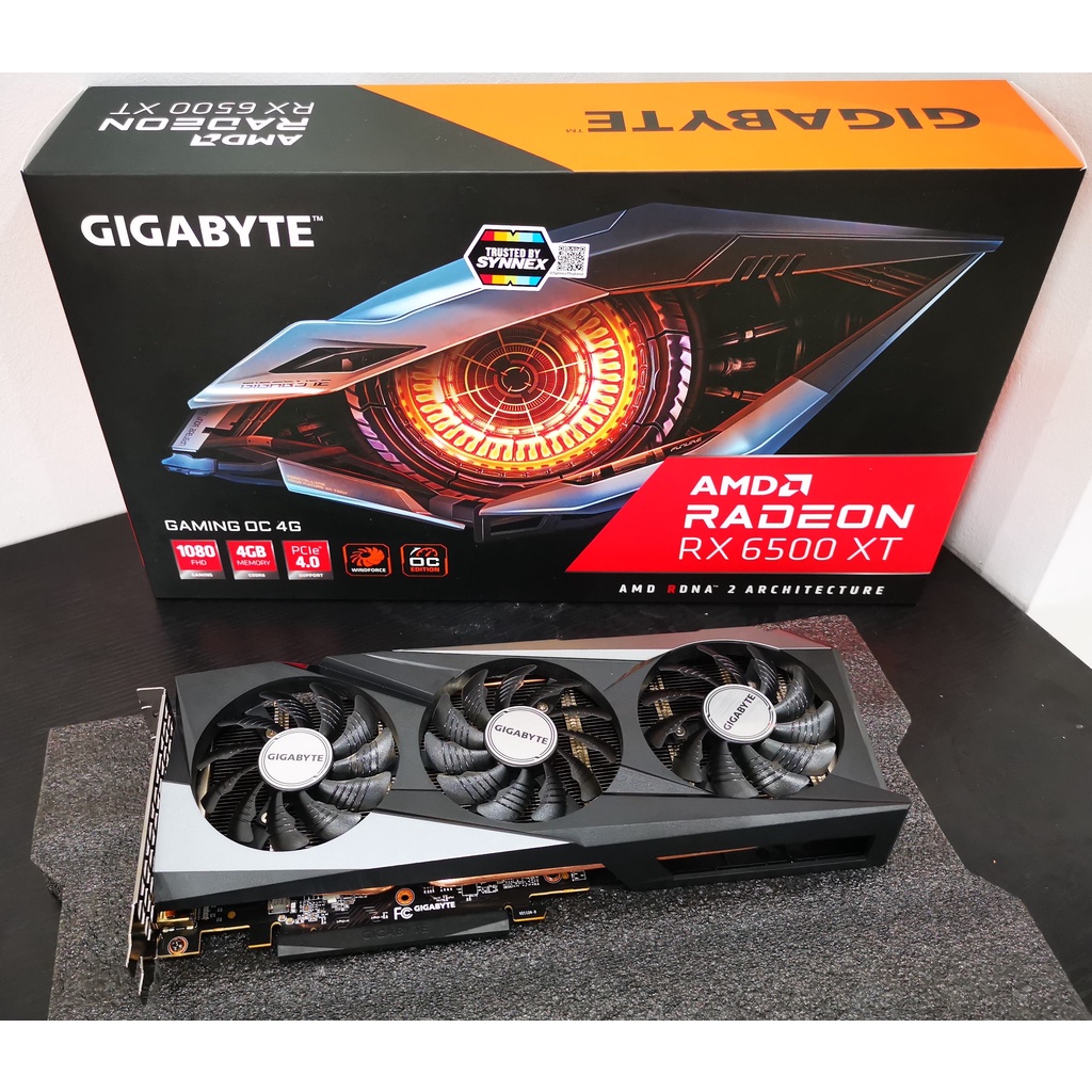 Gigabyte RX 6500 XT GAMING OC 4G GDDR6 **สินค้ามือ2 สภาพดี