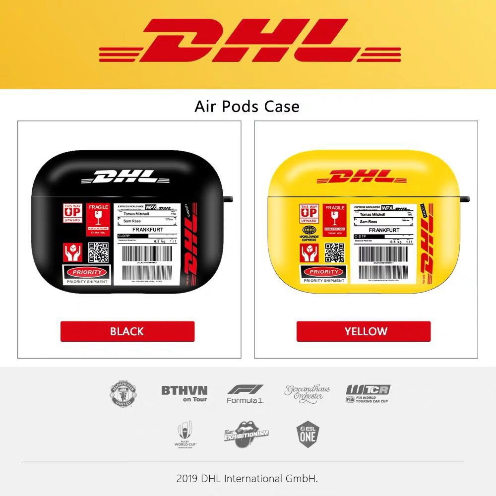 เคส Airpods Pro 1 2 แฟชั่น ฉลากภาษาอังกฤษ DHL อย่าเลือน เคสแอร์พอดยางซิลิโคน airpod Apple Airpod 1 2