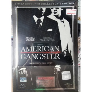 DVD 2 Disc Steel Book : American Gangster (2007) โคตรคนตัดตมมาเฟีย " Russell Crowe, Denzel Washington "  Ridley Scott