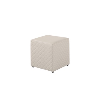 Ghouse online Pulito สตูลเหลี่ยม PU 40x40ซม.  ChuChu-KK สีกากี