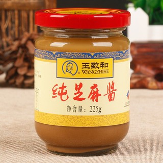 A22 ซอสงา งา 100% พร้อมส่ง( 王致和纯 芝麻酱 )ขนาด 225g เป็นซอสที่มีกลิ่นหอมของงาบด มีรสชาติหอมอร่อยกลมกล่อม