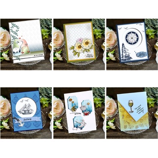 St Gnome Flower Number Stamp แผ่นแม่แบบตัดลาย Diy สําหรับตกแต่งสมุดหัตถกรรม