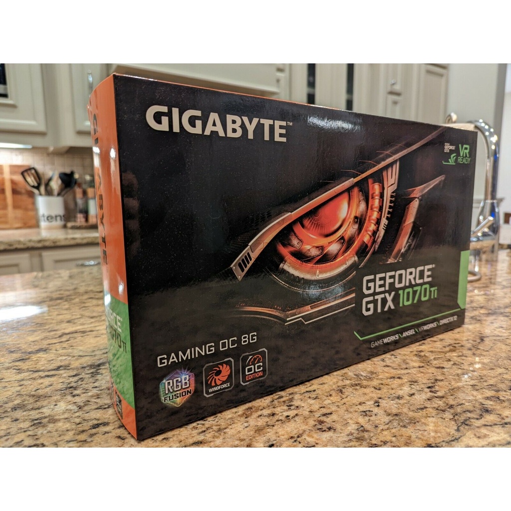 GIGABYTE GeForce GTX 1070 Ti 8GB GDDR5 Graphics Card (GVN107TGAMING8GD)