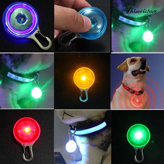 [พร้อมส่ง] ปลอกคอ พร้อมจี้ไฟกระพริบ LED เพื่อความปลอดภัย สําหรับสัตว์เลี้ยง สุนัข แมว