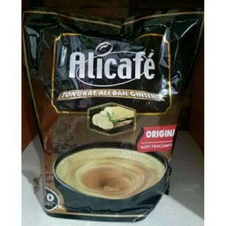 กาแฟผสมโสม 5 in 1...ตรา "Alicafe"...1 ถุง 20 ซอง (600 กรัม)