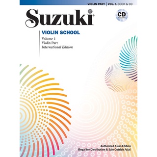 หนังสือเรียนไวโอลิน Suzuki Violin School, Volume 1 International Edition (49292)