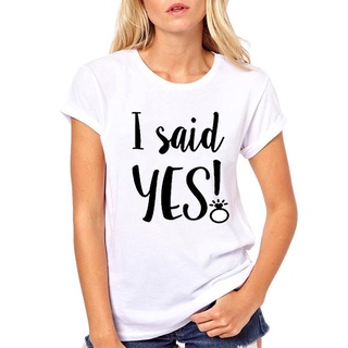 เสื้อขอแต่งงาน เจ้าสาว I SAID YES! Shirt Size S