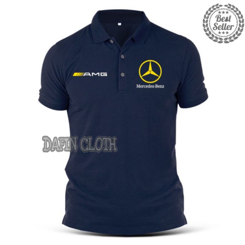 เสื้อโปโล เสื้อคอปกผู้ชาย Mercy Amg Mercedes Benz