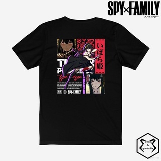 เสื้อยืดแขนสั้นลําลอง ทรงหลวม พิมพ์ลายอนิเมะ Spy X Family Yor Forger Thorn Princess น่ารัก พลัสไซซ์