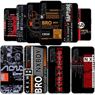 เคสโทรศัพท์ซิลิโคน TPU แบบนิ่ม ลาย SL104 Bronx Boy No Rules สีดํา สําหรับ OPPO A54 A76 A74 A94 4G A97 5G F19 Reno5 Lite