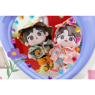 พร้อมส่ง!!! ตุ๊กตาป๋อจ้าน 20 cm. มีหูหมู+หูกระต่าย