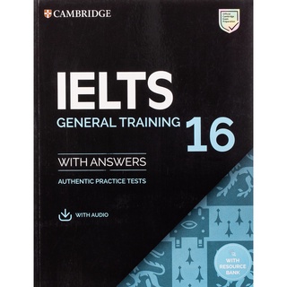 IELTS 16 General Training Students Book with Answers with Audio with Resource Bank