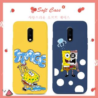 เคสมือถือ OnePlus 8 6 6T 7 7T Pro 7Pro 7TPro Case SpongeBob Cute Design TPU Covers