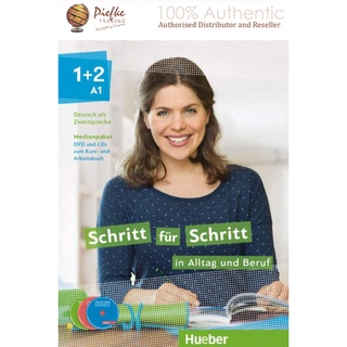 Schritt für Schritt in Alltag und Beruf 1+2/ Medienpaket : 9783190510870 (นำเข้าของแท้100%)