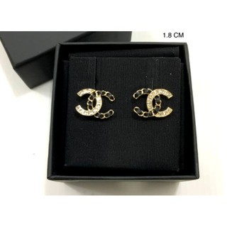 NEW CHANEL EARRING ขนาด1.8cm