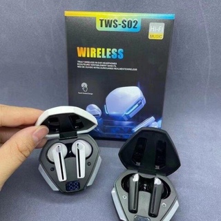 หูฟังบลูทูธ พร้อมกล่องชาร์ต TWS-S02