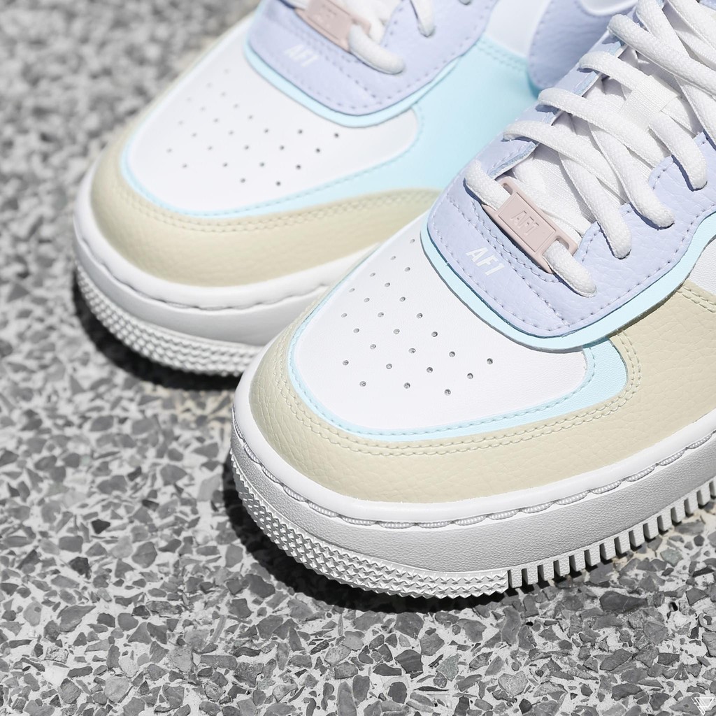 pastel shadow air force ones