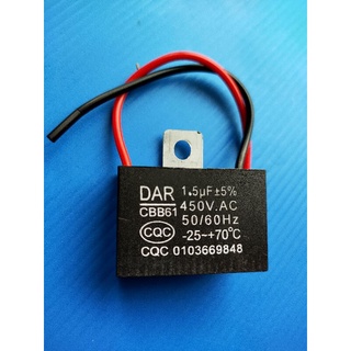 C.คอนเดนเซอร์พัดลม 1.5 uf 450 V