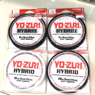 Yo-ZURI HYBRID LINE สายเอ็น โยซูริ ไฮบริด สายเอ็นที่ผสมผสานระหว่าง ฟลูโลคาร์บอนกับไนลอน