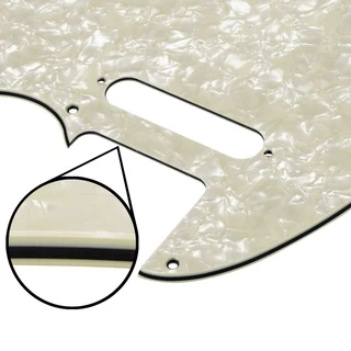Fleor 1 ชิ้น 8 หลุมกีตาร์ไฟฟ้า Pickguard Pick Guard Scratch แผ่นสกรูสําหรับอเมริกัน/เม็กซิกันมาตรฐาน FD TL สไตล์กีตาร์อะไหล่