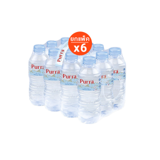 [ส่งในกทม.และปริมณฑล] Purra Natural Mineral Water น้ำแร่เพอร์ร่า 330 มล. แพ็ค 12 ขวด 6 แพ็ค รวม 72 ขวด