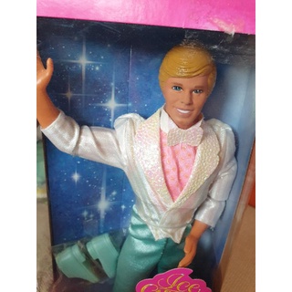 **กล่องไม่สวย** 1989 Mattel Barbie Ken Ice Capades #7375   50th Anniversary