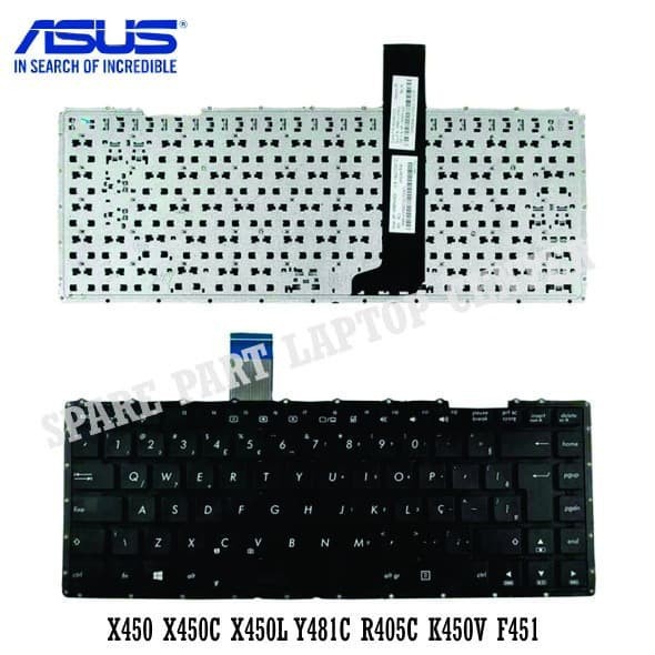 ASUS A450 A450C A450CA A450CC X450 X450A X450C X450CA X450V X450VX450VC X450CC X450E คีย์บอร์ดใหม่