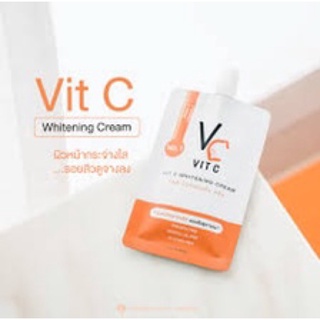 VC Vit C Whitening Cream 7 g. วีซี วิตซี ไวท์เทนนิ่ง ครีม แบบซอง วีซี วิตซี ไวท์เทนนิ่ง ครีม