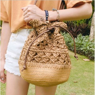 แหล่งขายและราคากระเป๋าสาน Shoulder Beach Bag !!! (A10)อาจถูกใจคุณ