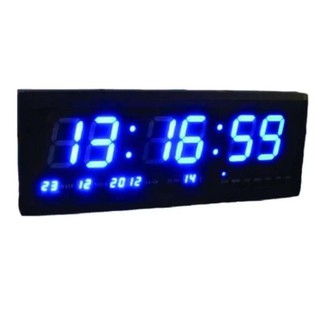 ﻿นาฬิกาดิจิตอล LED NUMBER CLOCK แขวนผนัง รุ่น HB4819SM