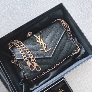 สด-ผ่อน📌แท้💯 YSL Saint Laurent card holder mini flap