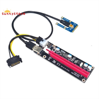 EXP Mini Pcie To Pci Express 16 X Riser การ์ดหน่วยความจําสําหรับแล็ปท็อป