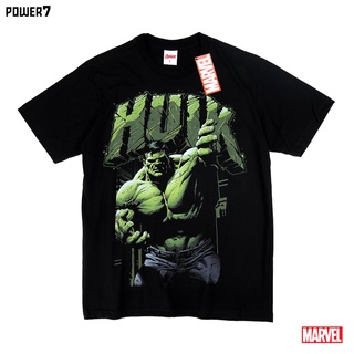 เสื้อยืดสุดเท่Power 7 Shop เสื้อยืดการ์ตูน ลาย HULK ลิขสิทธ์แท้ MARVEL COMICS  T-SHIRTS (MX-002)Sto5XL