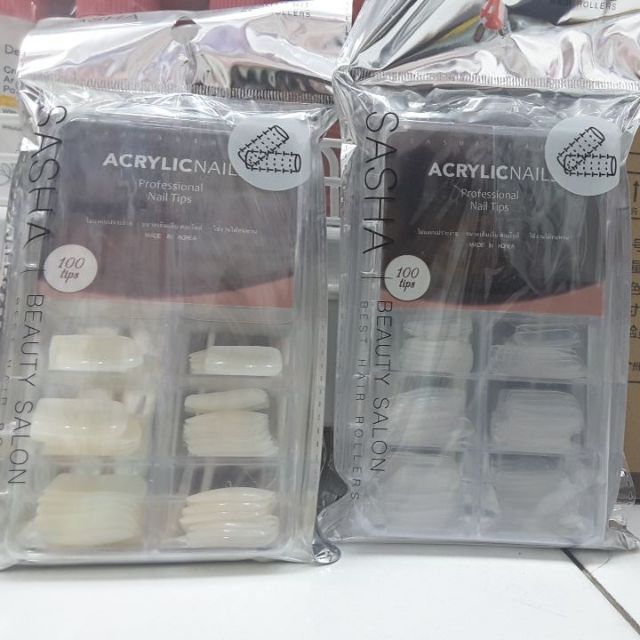 เล็บปลอมPVC ตลับมี100 ชิ้น 
เล็บปลอมPVCแบบขุ่น
เล็บปลอมPVCแบบใส