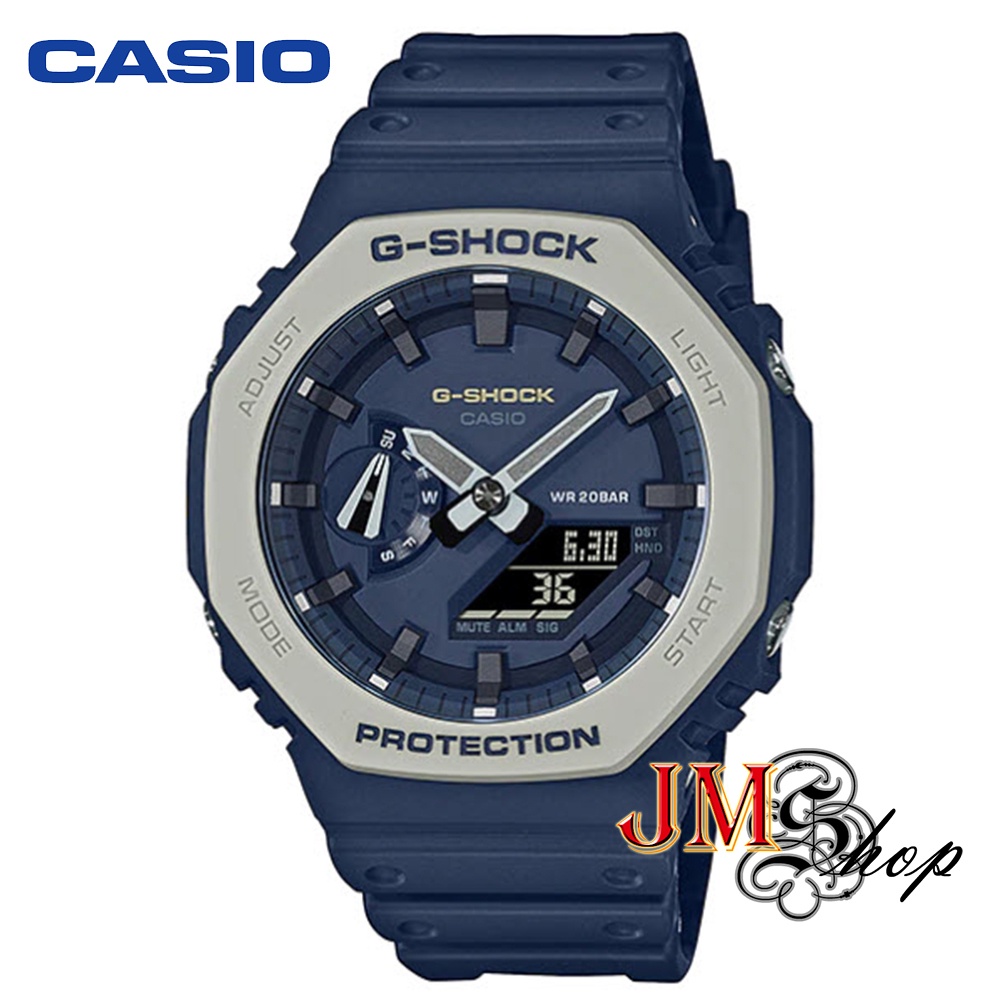 CASIO G-Shock นาฬิกาข้อมือ สายเรซิน รุ่น GA-2110ET-2ADR (สีน้ำเงิน)