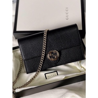 New🤍Gucci Interlocking Woc Size 7.5 x 4.5 x 1.5 นิ้ว สวย เรียบ หรู ราคาดีมากก