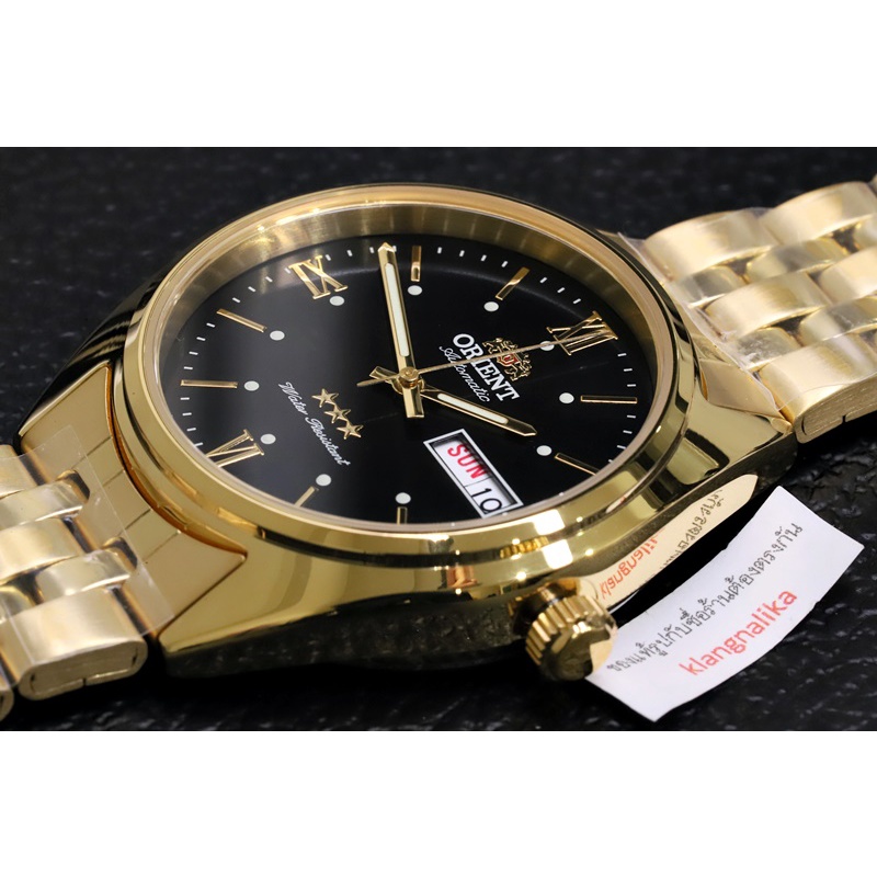 (แถมกล่องแบบพกพา) นาฬิกา Orient Three Star Automatic รุ่น AB0E11B  (ใหม่แท้ประกันศูนย์ไทย)