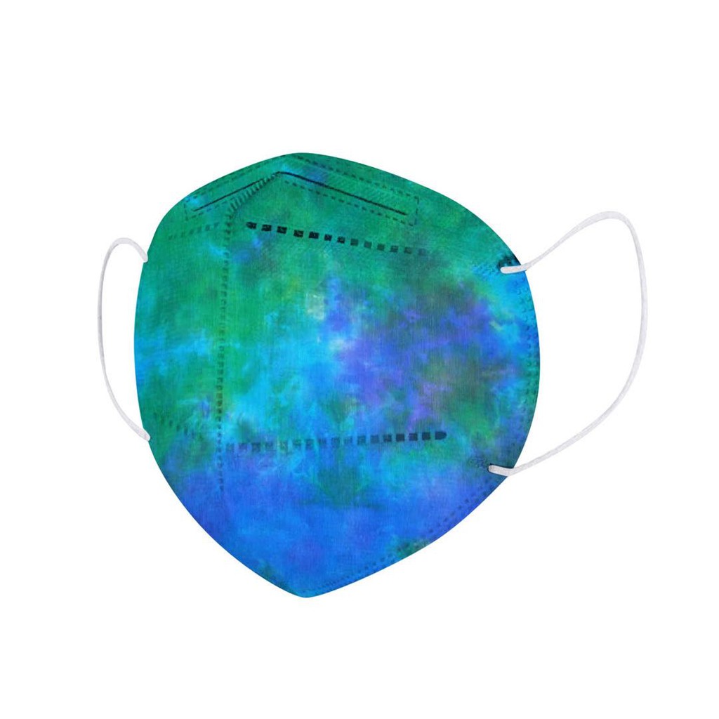 หน้ากากผู้ใหญ่ KN 95 Tie Dye Motif 10 - เดี่ยว