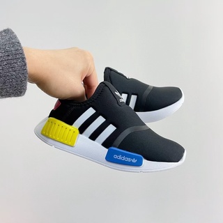 13 AD NMD360 ของแท้ ยืดหยุ่น และสะดวกสบาย ด้วยการกระแทกเท้าข้างเดียว และรองเท้าสําหรับเด็ก