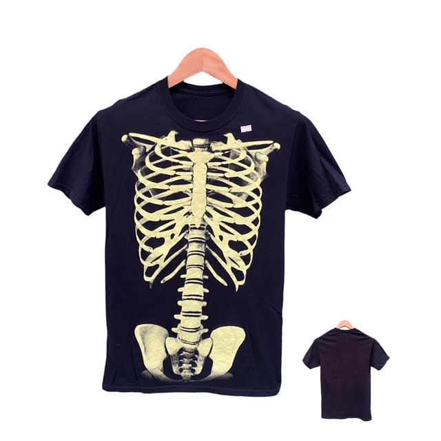 เสื้อยืดมือสอง(ลายโครงกระดูก)